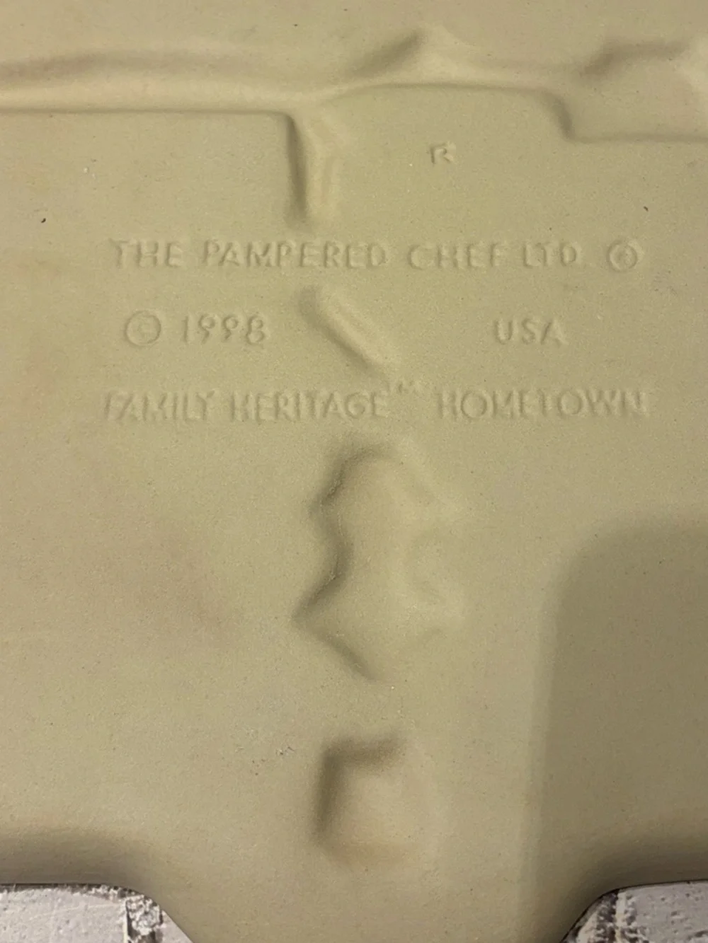 Vintage Train Cookie Mold from Pampered Chef